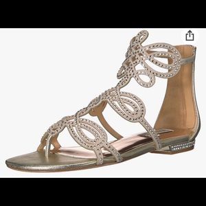 badgley mischka tempe crystal embellished sandal